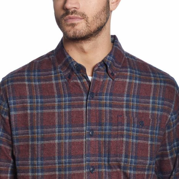 Weatherproof Vintage Men’s Flannel Button Down Shirt - Picture 4 of 5